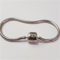 $240 Silver Pandora Stlye Bracelet