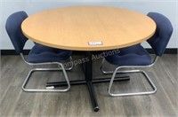 Round Dining Table with Chairs
