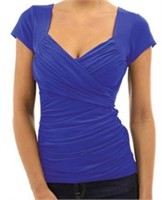 NEW SySea Women's V-Neck Short Sleeve Top - XL