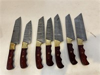 Hand Made Kitchen Knife Set