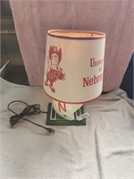 Vintage Nebraska Football Herbie Helmet Lamp,