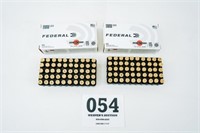 100 ROUNDS OF FEDERAL RTP 9MM 115GR FMJ