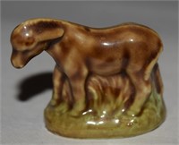 Vtg Wade Whimsies Porcelain Donkey Figurine