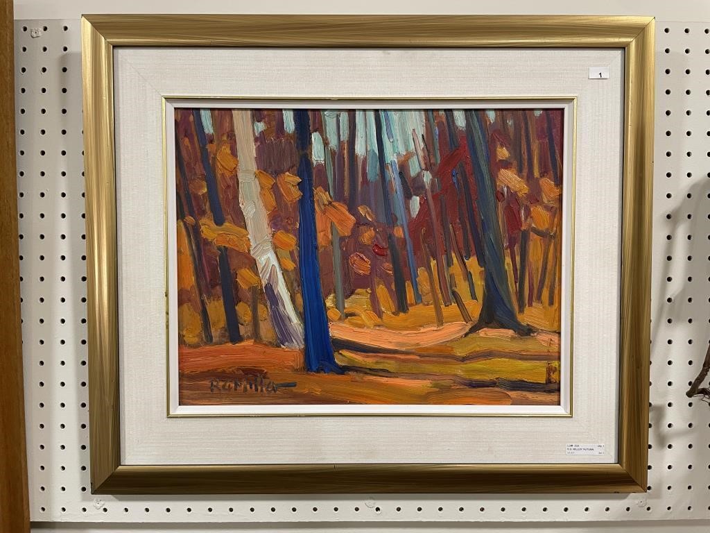 R.G. MILLER "AUTUMN COLOURS" PAINTING