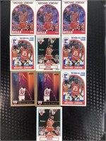 (10) 1989-90 Michael Jordan Basketball Trading
