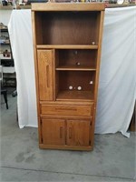 Book Shelf with cabinet & drawer on wheels 6'