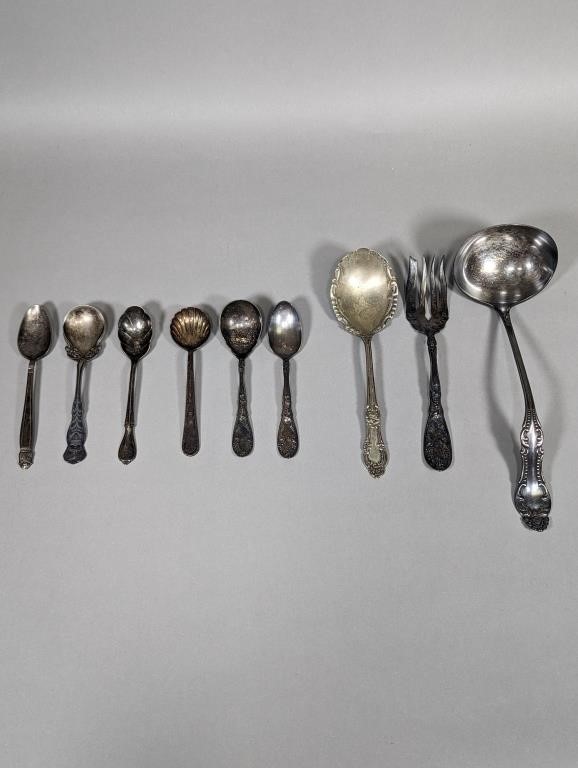 Silverplate Utensils and Spoons
