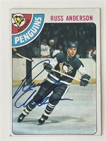 Philadelphia Flyers Russ Anderson 1978 Topps #156