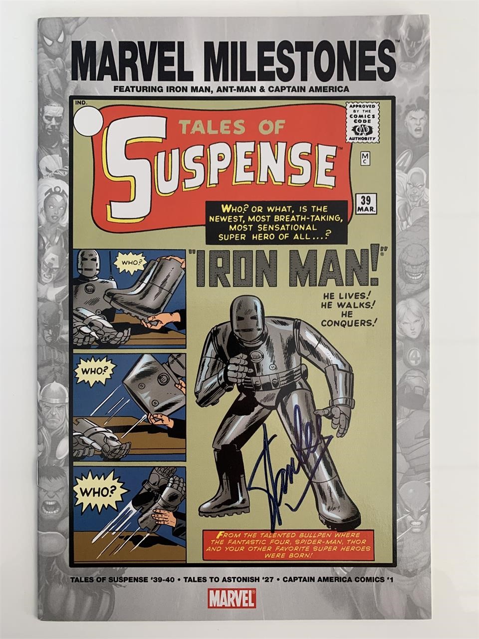 Stan Lee signed Tales Of Suspense comic book