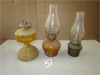 3 OIL LAMPS