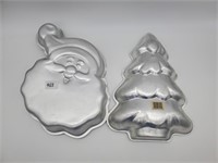 Wilton Santa & Christmas Tree Cake Pans