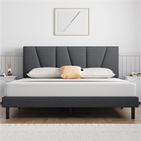 Twin Bed Frame Molblly Bed Upholstered Platform wi