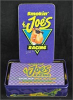Vintage Smokin' Joe's Racing Tin & Matches New