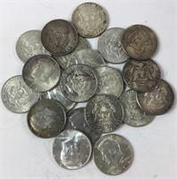 Roll Of 20 $10 Face Value 90% Silver 1964 Kennedys