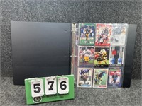 Binder of Steelers Cards w/ Autographs