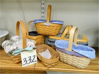 (6) Small Longaberger Baskets