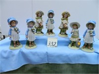 (7) Holly Hobbie Figures (1 As Is)