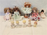 Porcelain Jointed Dolls and Figurines