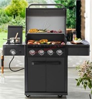 PRO SERIES 4 BURNER GAS GRILL, OPENED BOX