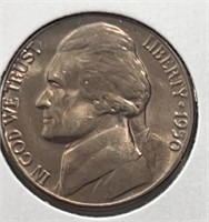 1950D Jefferson Nickel Gem BU Full Steps