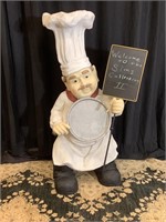 Large Chef statue