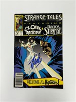 Autograph COA Stange Tales #4 Comics