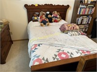 Updated!! Antique Full Size Bed Frame - 57" Wide