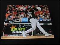 Eloy Jimenez Signed 8x10 Photo RCA COA