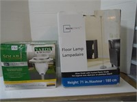 10 pak Stainless Solar Lights , 71" Floor Lamp