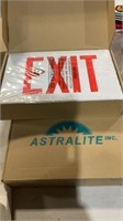 Two new exit signs