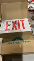 Two new exit signs