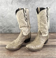 Loveless Custom Ostrich Cowboy Boots