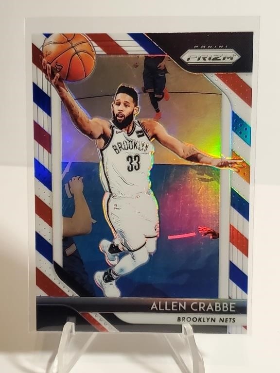 2018-19 Panini Prizm Red White Blue Allen Crabbe