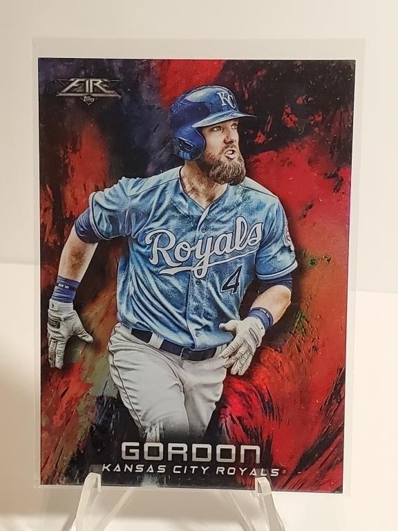 2018 Topps Fire Red Foil Alex Gordon