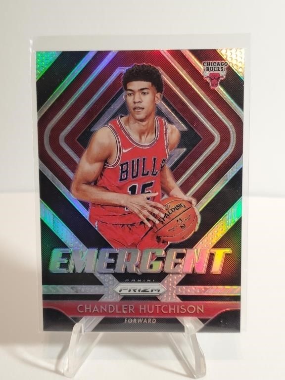 2018-19 Panini Prizm Emergent Silver Chandler Hutc