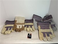 Leather Work Gloves (6)