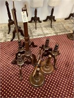 MISC GROUP OF MANNEQUIN STANDS AND PARTS