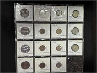 (15) 1944-1982 PDS Phillipines Coins, Some Silver
