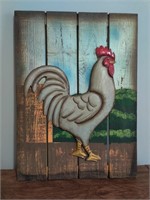 Rooster wall hanging.