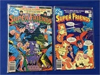 THE SUPER FRIENDS ISSUES #28 & 34 DC COMICS 1980
