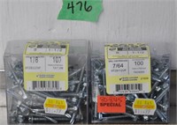 #8 - 1-1/2" screws - new