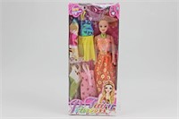 Fairy Princess Fashion Doll with 5 Outfits