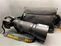 Nikon D610 w/Zoom Lens, Camera Bag & Charger