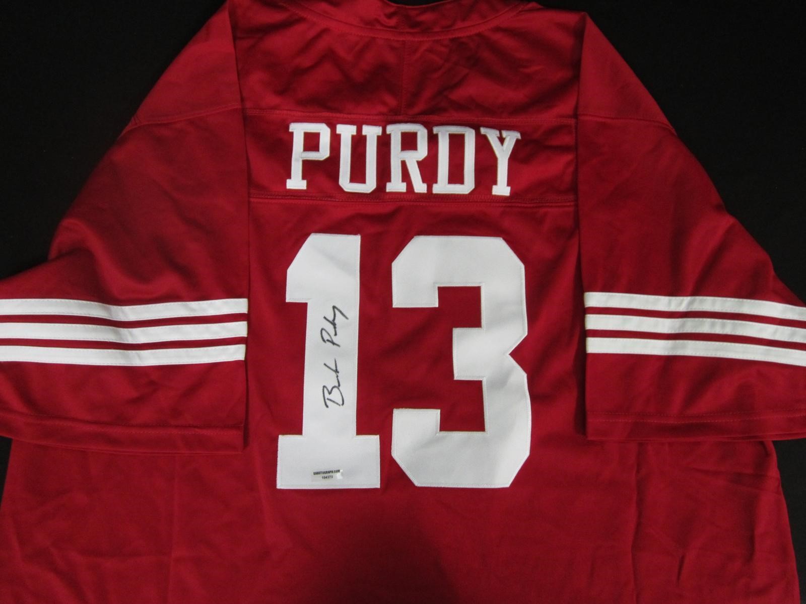 49ERS BROCK PURDY SIGNED JERSEY GAA COA