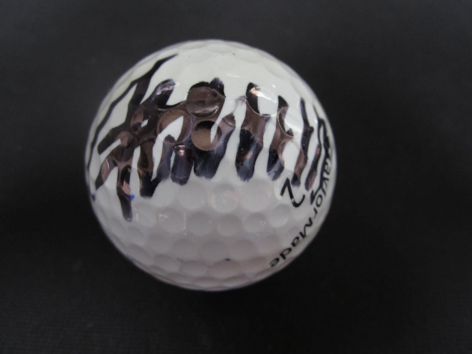 DONALD TRUMP SIGNED GOLF BALL AEU COA