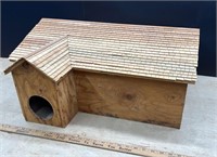 Wooden Birdhouse Bungalow. 25" x 18" x 12"