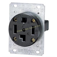 Leviton 30 Amp Industrial Shallow Single Outlet,