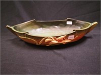 Roseville double-handled console bowl, Zephyr