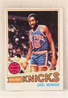 1977 TOPPS EARL MONROE #6 BASKETBALL CARD