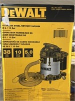 DEWALT STAINLESS STEEL 10 GAL. WET/DRY VACUUM